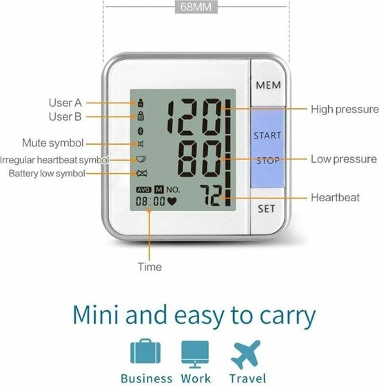 Perbeat Bloeddrukmeter 3 Perbeat Bloeddrukmeter