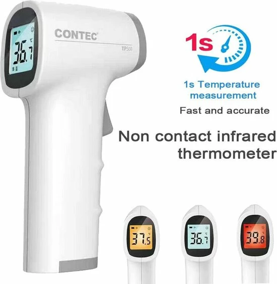 Termometr bezdotykowy Contec TP500 Termometr Bezdotykowy Contec TP500 -Silvergear Shop
