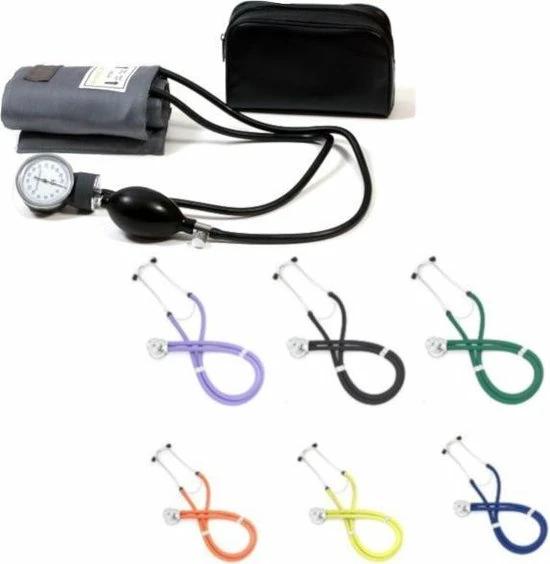 Karl-Hanz Bloeddrukmeter Met Gele Rappaport Stethoscoop CombiDeal 3 Karl-Hanz Bloeddrukmeter Met Gele Rappaport Stethoscoop CombiDeal