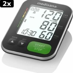 2x Medisana BU 565 Bovenarmbloeddrukmeter Zwart