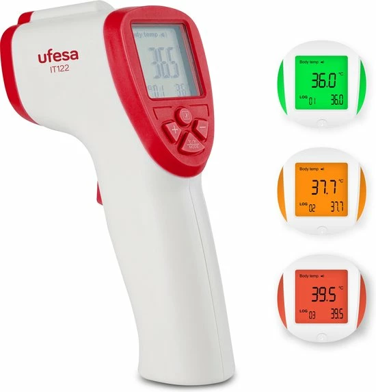 Ufesa Digital Thermometer, contactloze infrarood thermometer ? voorhoofdthermometer, digitale thermometer Ufesa Digital Thermometer, Contactloze Infrarood Thermometer ? Voorhoofdthermometer, Digitale Thermometer -Silvergear Shop 550x572 1