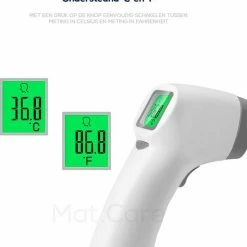Mat Care Infrarood Thermometer Voorhoofd Contactloos 11 Mat Care Infrarood Thermometer Voorhoofd Contactloos -Silvergear Shop 550x572 2