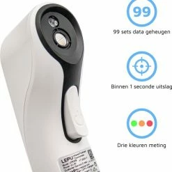 LEPU Medical Lepu Infrarood Thermometer Voorhoofd - Koortsthermometer - Veilig - Volwassenen En Kind - Snel En Accuraat - Digitale Contactloze Thermometer - Meet Lichaamstemperatuur En Vloeistoffen 6 LEPU Medical Lepu Infrarood Thermometer Voorhoofd - Koortsthermometer - Veilig - Volwassenen En Kind - Snel En Accuraat - Digitale Contactloze Thermometer - Meet Lichaamstemperatuur En Vloeistoffen -Silvergear Shop 550x573