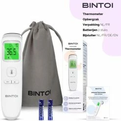 Bintoi? XE200 - Thermometer - Temperatuurmeter - Koortsthermometer -Silvergear Shop 550x576 1