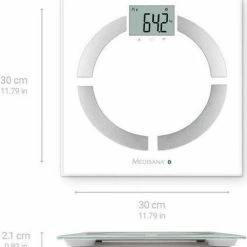 Medisana BS444 Connect - Lichaamsanalyseweegschaal - Wit -Silvergear Shop 550x577 8
