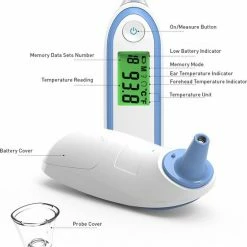 Interesting Living Oorthermometer - Digitaal - Nauwkeurig - Ook Voor Kinderen En Baby?s - Voorhoofd Thermometer - Multifunctioneel - Temperatuurmeter 10 Interesting Living Oorthermometer - Digitaal - Nauwkeurig - Ook Voor Kinderen En Baby?s - Voorhoofd Thermometer - Multifunctioneel - Temperatuurmeter -Silvergear Shop 550x581 1