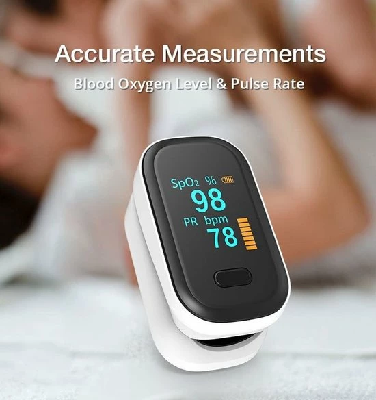 SaturatiePlus Zuurstofmeter Vinger - Pulseoximeter - OLED Display - Hartslagmeter - Saturatiemeter - Oximeter - Wit 5 SaturatiePlus Zuurstofmeter Vinger - Pulseoximeter - OLED Display - Hartslagmeter - Saturatiemeter - Oximeter - Wit - Afbeelding 3