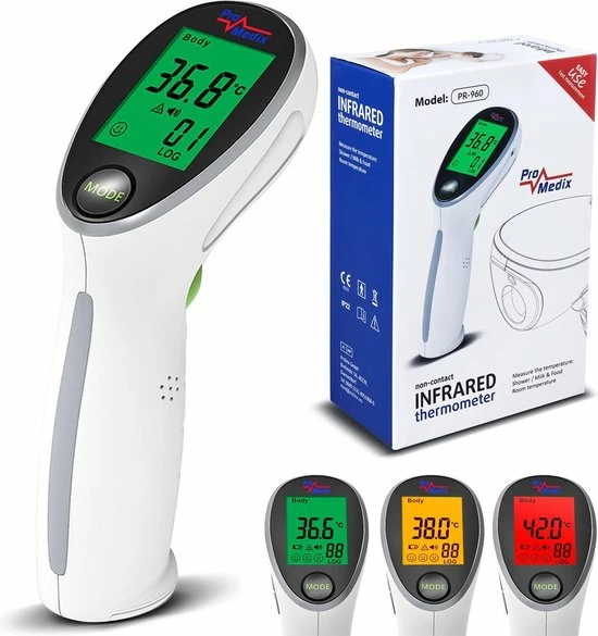 Promedix PR-960 Contactloze Infrarood Medische Thermometer 3 Promedix PR-960 Contactloze Infrarood Medische Thermometer