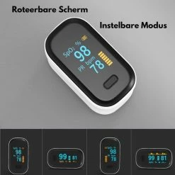 Boxym? Saturatiemeter- Draagbare Vinger Pulsoximeter - Medische Pulsoximeter - Bloed - Zuurstof - Gemakkelijk Te Gebruiken + Gratis Opbergdoosje -Silvergear Shop 550x585 4