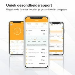 Robi Products Robi S9 Personenweegschaal Met Lichaamsanalyse - Zwart 8 Robi Products Robi S9 Personenweegschaal Met Lichaamsanalyse - Zwart -Silvergear Shop 550x586