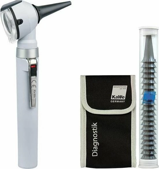 KaWe Otoscoop Fiber Optic Piccolight F.O. LED, Grijs 3 KaWe Otoscoop Fiber Optic Piccolight F.O. LED, Grijs