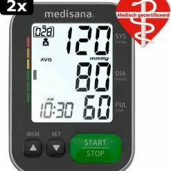 2x Medisana BU 565 Bovenarmbloeddrukmeter Zwart 8 2x Medisana BU 565 Bovenarmbloeddrukmeter Zwart -Silvergear Shop 550x587 1