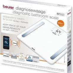 Beurer BF600 - Personenweegschaal Lichaamsanalyse - Bluetooth - 180kg - Wit 15 Beurer BF600 - Personenweegschaal Lichaamsanalyse - Bluetooth - 180kg - Wit -Silvergear Shop 550x594