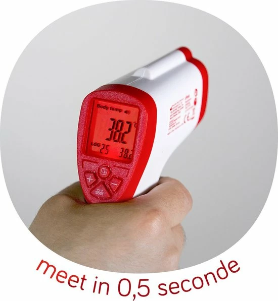 Ufesa Digital Thermometer, contactloze infrarood thermometer ? voorhoofdthermometer, digitale thermometer Ufesa Digital Thermometer, Contactloze Infrarood Thermometer ? Voorhoofdthermometer, Digitale Thermometer -Silvergear Shop 550x597 1