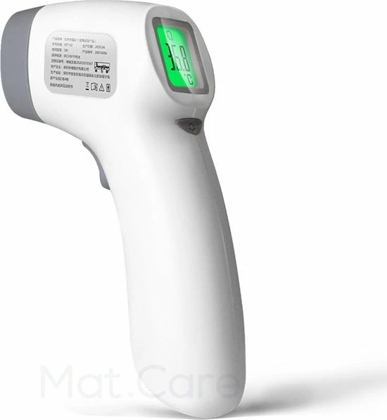 Mat Care Infrarood Thermometer Voorhoofd Contactloos 8 Mat Care Infrarood Thermometer Voorhoofd Contactloos - Afbeelding 6