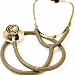 Merkloos Stethoscoop Voor Verpleegkundige - DUAL - Dubbelzijdig - Kleur Grijs - Verpleegster Stethoscoop - Nurse Stethoscope -Silvergear Shop 550x599