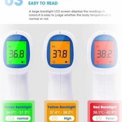 Shopping Moments Products Thermometer Voorhoofd - Temperatuurmeter - Koortsthermometer Voor Volwassenen En Baby's - Digitale Infrarood Thermometer - Met LCD Scherm | Contactloos Lichaamstemperatuur Meten 10 Shopping Moments Products Thermometer Voorhoofd - Temperatuurmeter - Koortsthermometer Voor Volwassenen En Baby's - Digitale Infrarood Thermometer - Met LCD Scherm | Contactloos Lichaamstemperatuur Meten -Silvergear Shop 550x609 4