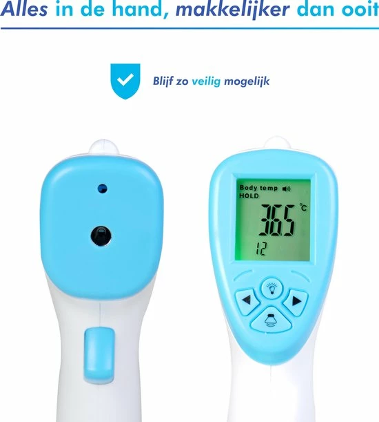 ClinicDoctor - Infrarood Thermometer ClinicDoctor - Infrarood Thermometer -Silvergear Shop 550x611 3