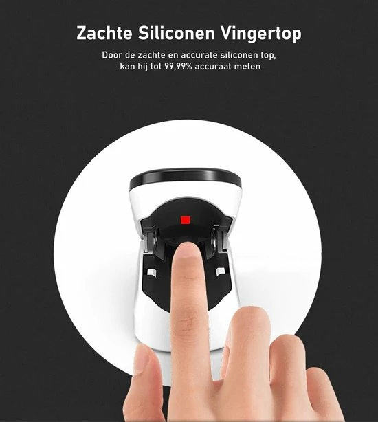 Healtage? Medische Saturatiemeter - Zuurstofmeter - Hartslagmeter - Officieel Getest - Incl. Reistasje - LED Scherm 8 Healtage? Medische Saturatiemeter - Zuurstofmeter - Hartslagmeter - Officieel Getest - Incl. Reistasje - LED Scherm - Afbeelding 6
