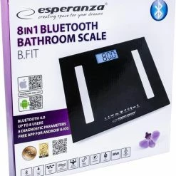 Esperanza Weegschaal B.Fit | Bluetooth | 8-in-1 13 Esperanza Weegschaal B.Fit | Bluetooth | 8-in-1 -Silvergear Shop 550x618 2