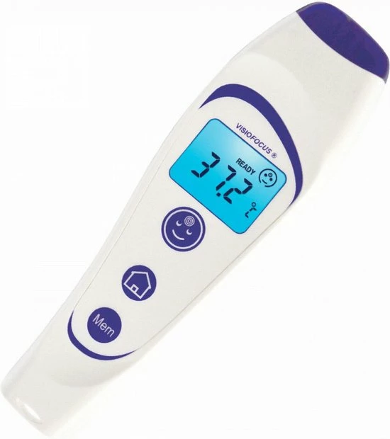 Biopax Visiofocus Voorhoofdthermometer 3 Biopax Visiofocus Voorhoofdthermometer