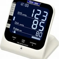 Tech-Med - Digitale Bloeddrukmeter Bloeddrukmeter - Universele Manchet: 22-42 Cm | Resultaatclassificatie-index Volgens WHO -Silvergear Shop 550x620