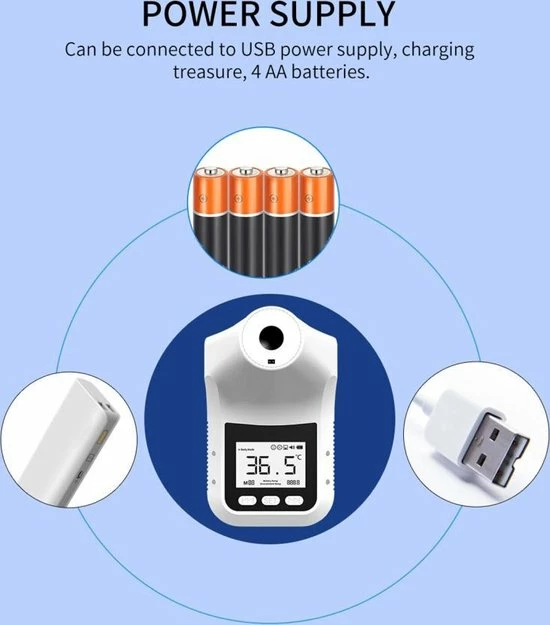 Defiance Merloos - Automatische Infrarood Thermometer Voor Ingangscontrole 4 Defiance Merloos - Automatische Infrarood Thermometer Voor Ingangscontrole - Afbeelding 2