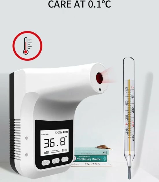 Defiance Merloos - Automatische Infrarood Thermometer Voor Ingangscontrole 3 Defiance Merloos - Automatische Infrarood Thermometer Voor Ingangscontrole