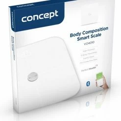 Concept VO4010 Weegschaal Rechthoek Wit Elektronische Weegschaal -Silvergear Shop 550x632