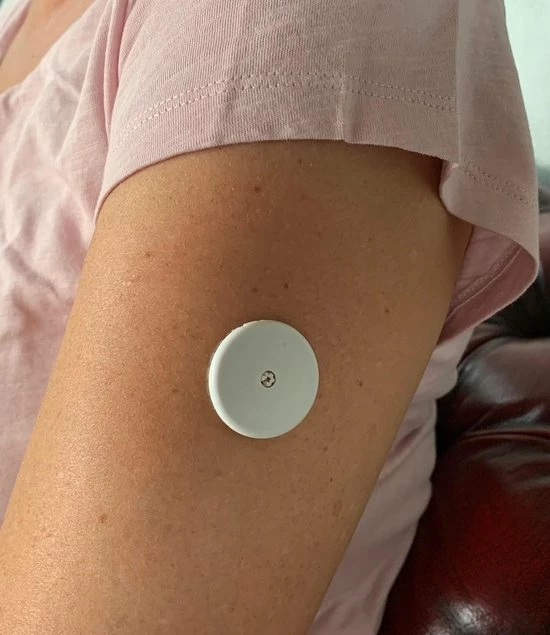 Maat 39-40 Cm - Bandje Om Je Diabetes Sensor Te Verfraaien En Beschermen - Licht Grijs - Isabelsunique 5 Maat 39-40 Cm - Bandje Om Je Diabetes Sensor Te Verfraaien En Beschermen - Licht Grijs - Isabelsunique - Afbeelding 3