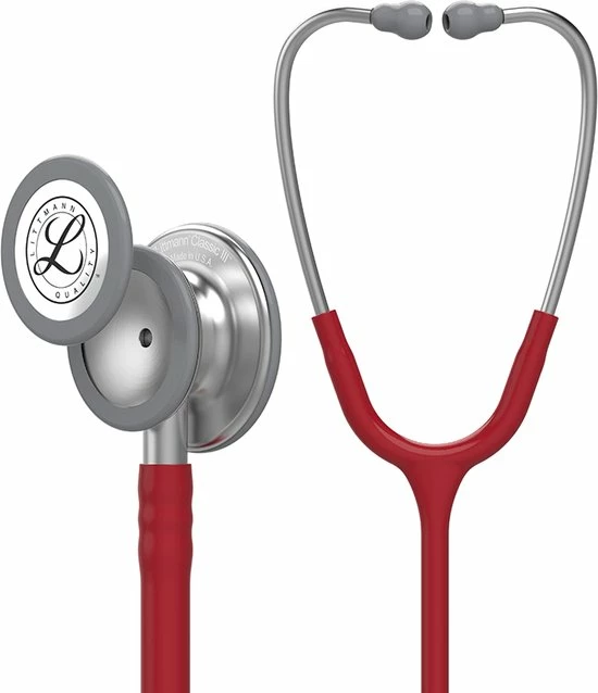 Littmann Classic III Stethoscoop 5627 Bordeaux Slang 3 Littmann Classic III Stethoscoop 5627 Bordeaux Slang