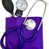 Merkloos Handmatige Bloeddrukmeter Met Stethoscoop Voor Verpleegkundige - Paars - Nurse -Silvergear Shop 550x647 2