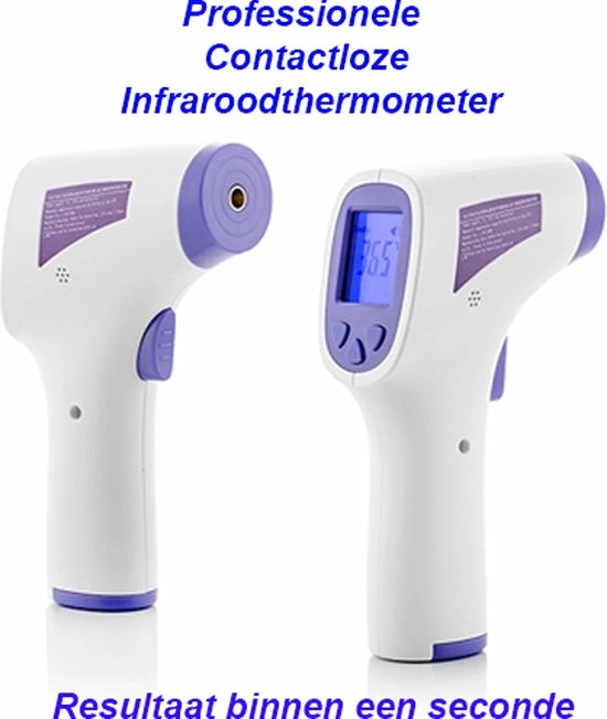 Professionele Contactloze Infraroodthermometer ITR-QY Professionele Contactloze Infraroodthermometer -Silvergear Shop 550x651 2