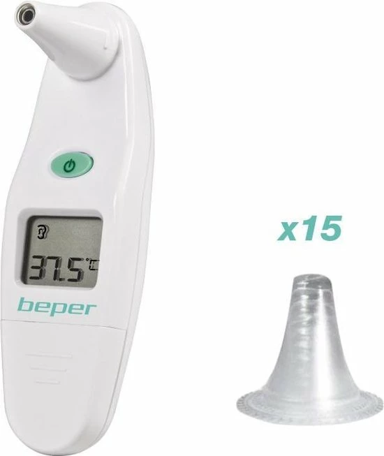 Digitale oor thermometer, wit - Beper Digitale Oor Thermometer, Wit - Beper -Silvergear Shop