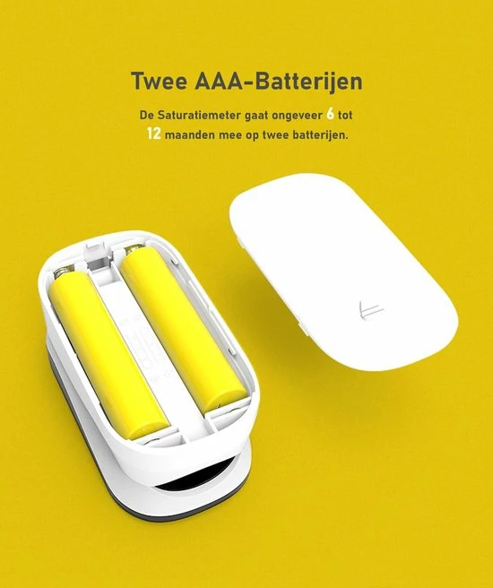 Healtage? Medische Saturatiemeter - Zuurstofmeter - Hartslagmeter - Officieel Getest - Incl. Reistasje - LED Scherm 10 Healtage? Medische Saturatiemeter - Zuurstofmeter - Hartslagmeter - Officieel Getest - Incl. Reistasje - LED Scherm - Afbeelding 8