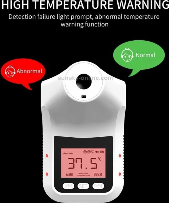 Defiance Merloos - Automatische Infrarood Thermometer Voor Ingangscontrole 7 Defiance Merloos - Automatische Infrarood Thermometer Voor Ingangscontrole - Afbeelding 5