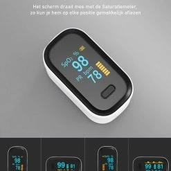 Healtage? Medische Saturatiemeter - Zuurstofmeter - Hartslagmeter - Officieel Getest - Incl. Reistasje - LED Scherm 13 Healtage? Medische Saturatiemeter - Zuurstofmeter - Hartslagmeter - Officieel Getest - Incl. Reistasje - LED Scherm -Silvergear Shop 550x660 2