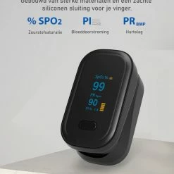 Healtage? Medische Saturatiemeter - Zuurstofmeter - Hartslagmeter - Officieel Getest - Incl. Reistasje - LED Scherm 16 Healtage? Medische Saturatiemeter - Zuurstofmeter - Hartslagmeter - Officieel Getest - Incl. Reistasje - LED Scherm -Silvergear Shop 550x660 4