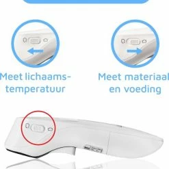 LEPU Medical Lepu Infrarood Thermometer Voorhoofd - Koortsthermometer - Veilig - Volwassenen En Kind - Snel En Accuraat - Digitale Contactloze Thermometer - Meet Lichaamstemperatuur En Vloeistoffen 8 LEPU Medical Lepu Infrarood Thermometer Voorhoofd - Koortsthermometer - Veilig - Volwassenen En Kind - Snel En Accuraat - Digitale Contactloze Thermometer - Meet Lichaamstemperatuur En Vloeistoffen -Silvergear Shop 550x673 1