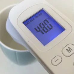 BREND Wueps Infrarood Digitale Thermometer Met LCD Display - Geschikt Voor Alle Leeftijden - Met Geheugen -Silvergear Shop 550x680