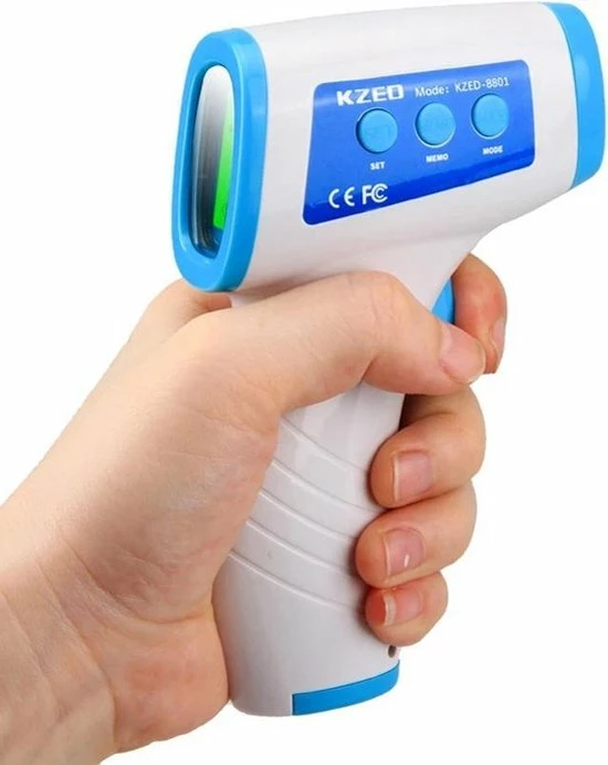 Shopping Moments Products Thermometer Voorhoofd - Temperatuurmeter - Koortsthermometer Voor Volwassenen En Baby's - Digitale Infrarood Thermometer - Met LCD Scherm | Contactloos Lichaamstemperatuur Meten 4 Shopping Moments Products Thermometer Voorhoofd - Temperatuurmeter - Koortsthermometer Voor Volwassenen En Baby's - Digitale Infrarood Thermometer - Met LCD Scherm | Contactloos Lichaamstemperatuur Meten - Afbeelding 2