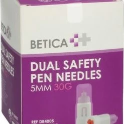 BETICA VEILIGHEIDSPENNAALDEN (DUAL SAFETY) - 5MM X 30G - 100 STUKS