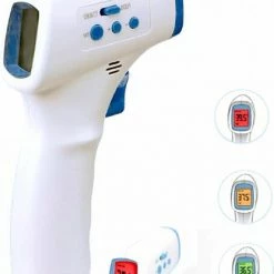 Grundig ED-18993: Infrarood Digitale Thermometer Met LED-lichtindicator -Silvergear Shop 550x708 1