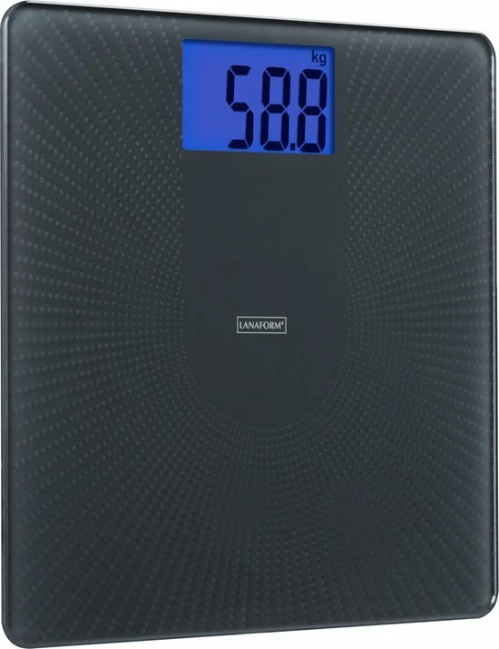 Lanaform PDS-110 - Elektronische Antislip Weegschaal - Vierkant Black 3 Lanaform PDS-110 - Elektronische Antislip Weegschaal - Vierkant Black