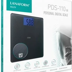 Lanaform PDS-110 - Elektronische Antislip Weegschaal - Vierkant Black 12 Lanaform PDS-110 - Elektronische Antislip Weegschaal - Vierkant Black -Silvergear Shop 550x718