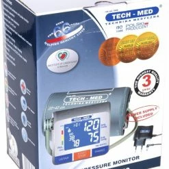 Tech-Med - Elektronische Bloeddrukmeter Universele Manchet 22-42 Cm -Silvergear Shop 550x721