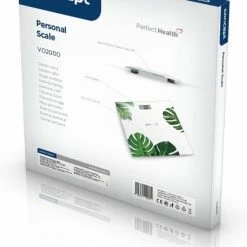 CONCEPT - Personenweegschaal / LCD Scherm - Wit Met Bloemenmotief 10 CONCEPT - Personenweegschaal / LCD Scherm - Wit Met Bloemenmotief -Silvergear Shop 550x728