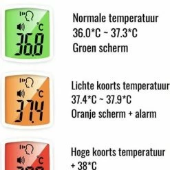 Dikang Digitale Infrarood Thermometer Met GRATIS Batterijen! Thermometer Voorhoofd - Thermometer Lichaam - 11 Dikang Digitale Infrarood Thermometer Met GRATIS Batterijen! Thermometer Voorhoofd - Thermometer Lichaam - -Silvergear Shop 550x731 2