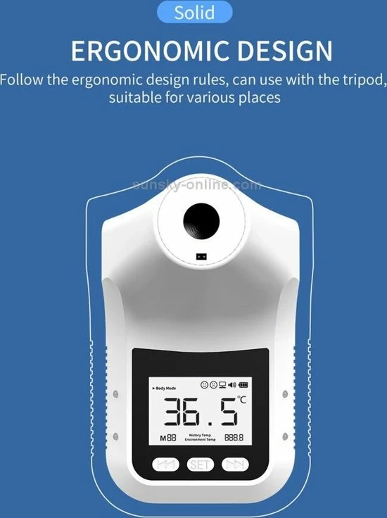 Defiance Merloos - Automatische Infrarood Thermometer Voor Ingangscontrole 5 Defiance Merloos - Automatische Infrarood Thermometer Voor Ingangscontrole - Afbeelding 3