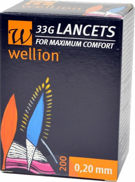 Wellion 33G Lancetten 200 Stuks 3 Wellion 33G Lancetten 200 Stuks